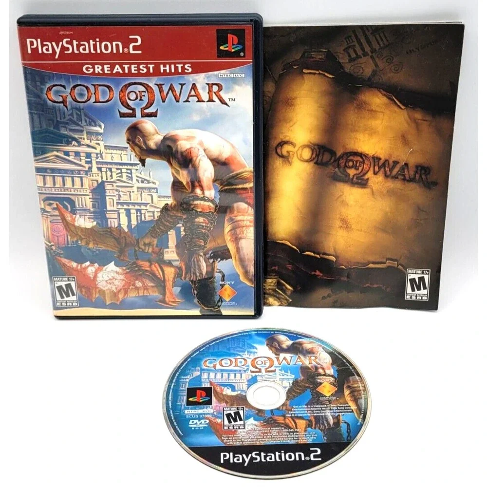 GOD OF WAR CIB COMPLETE IN BOX PS2 PLAYSTATION 2 GREATEST HITS